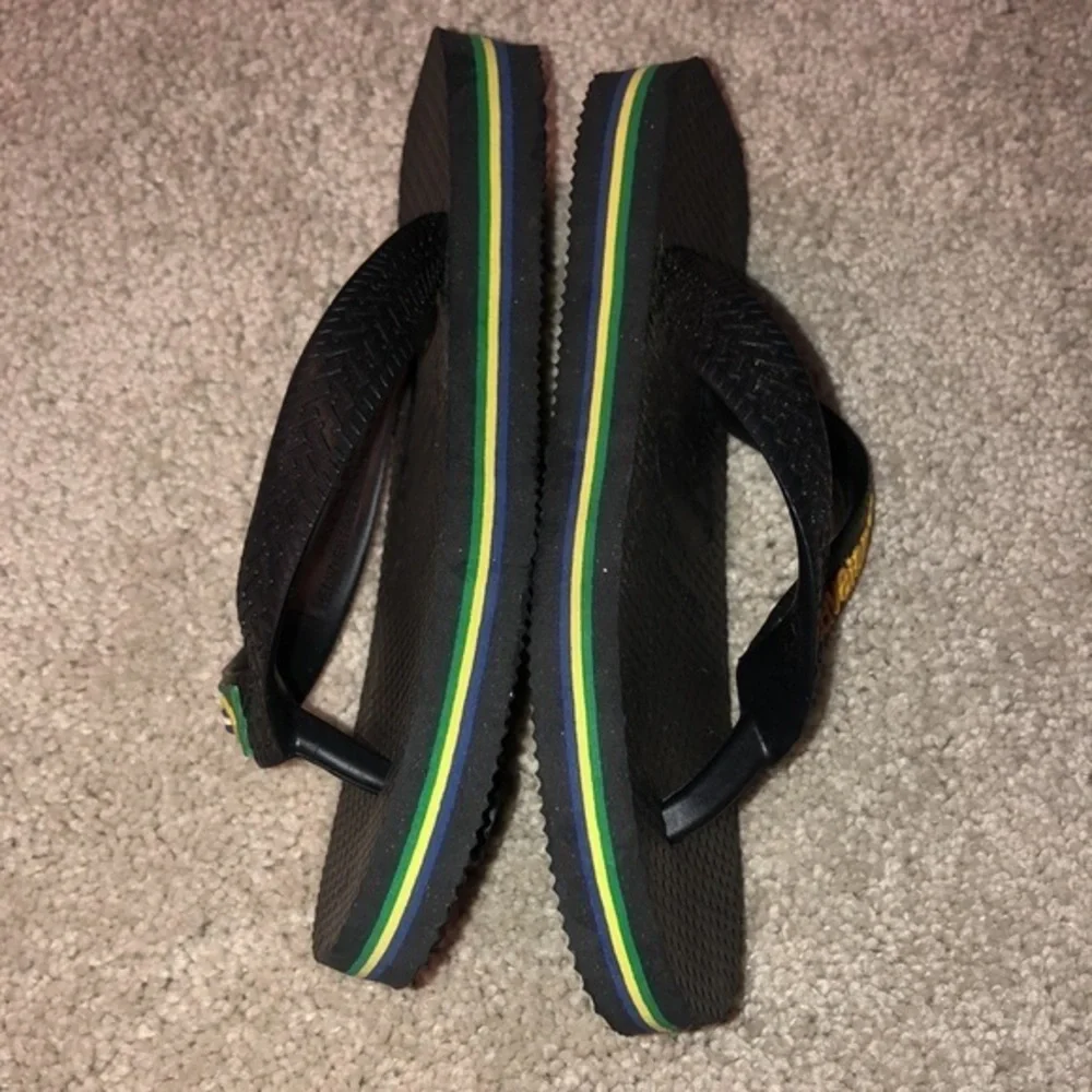 Havaianas Kids 25-26 Black‎ Flip Flops